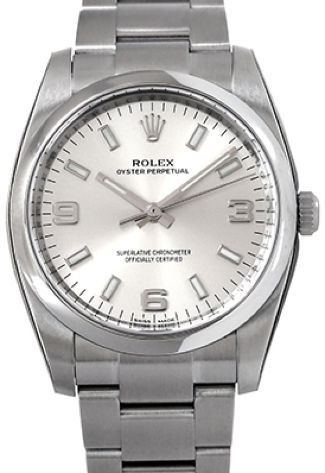 Rolex Air King 114200 Silver Dial 2015